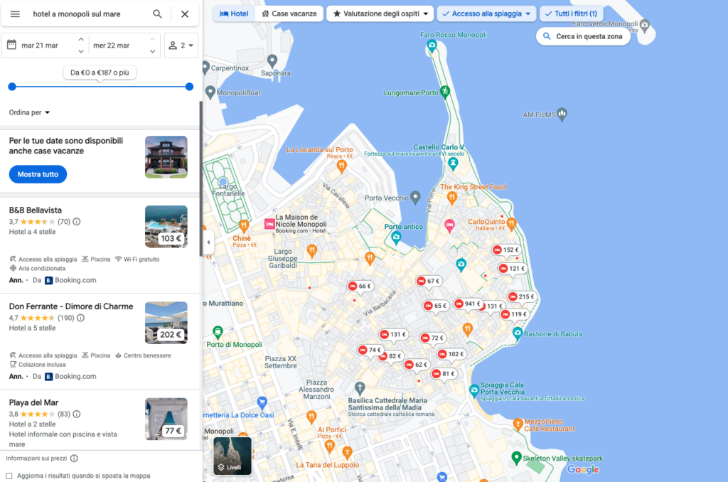 Google_hotel_maps_b&b
